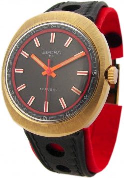Bifora 115 mechanische 17 Rubis Uhr vintage men gents watch HAU Herrenuhr