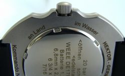 HEKTOR Germany KOMMANDO Herren Quarz Taucheruhr analog Kunststoffband 20ATM
