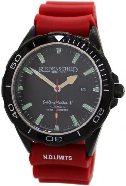 Riedenschild Herren Taucheruhr schwarz Automatik LIPORIS Sondermodell 200m