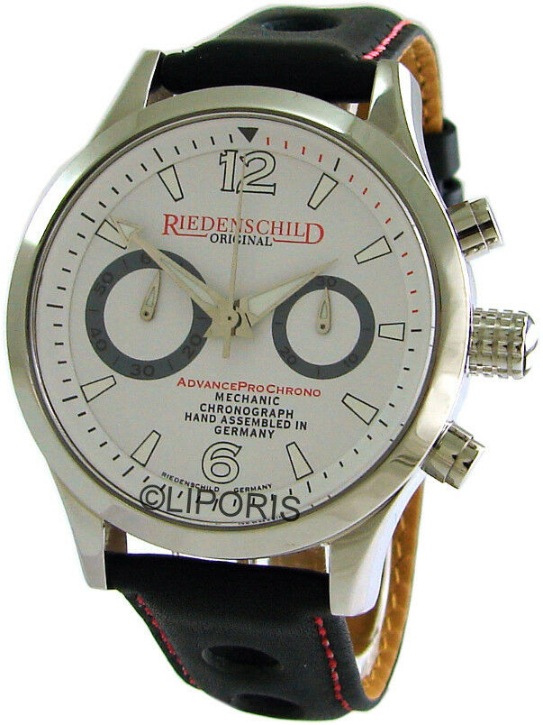 Riedenschild AdvancePro Herren - Armbanduhr mechanischer Schaltrad Chronograph