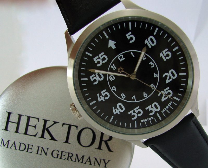 HEKTOR B XXXL Stil Fliegeruhr Beobachtungsuhr B Uhr design Quarz Herrenuhr Ø65mm