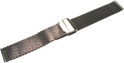 HEKTOR Milanaise Edelstahl dickes Uhrenarmband poliert 18mm 20mm 22mm oder 24mm