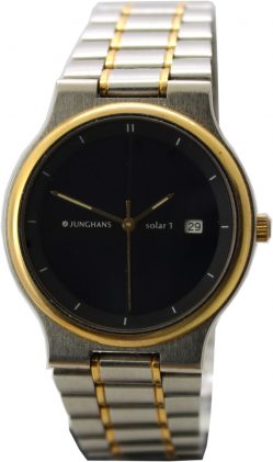 Junghans Solar Uhr mit Datum Metallband Edelstahl